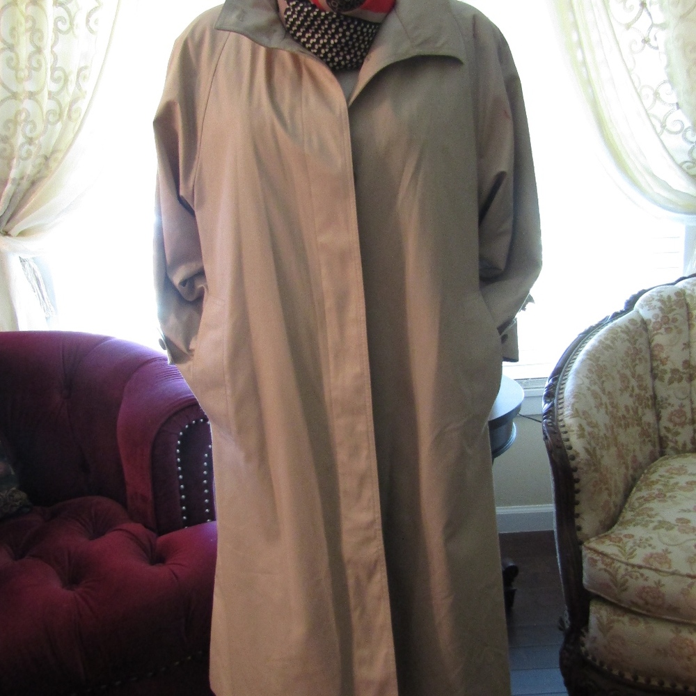 London Fog Wool  Rain/Trench 6P